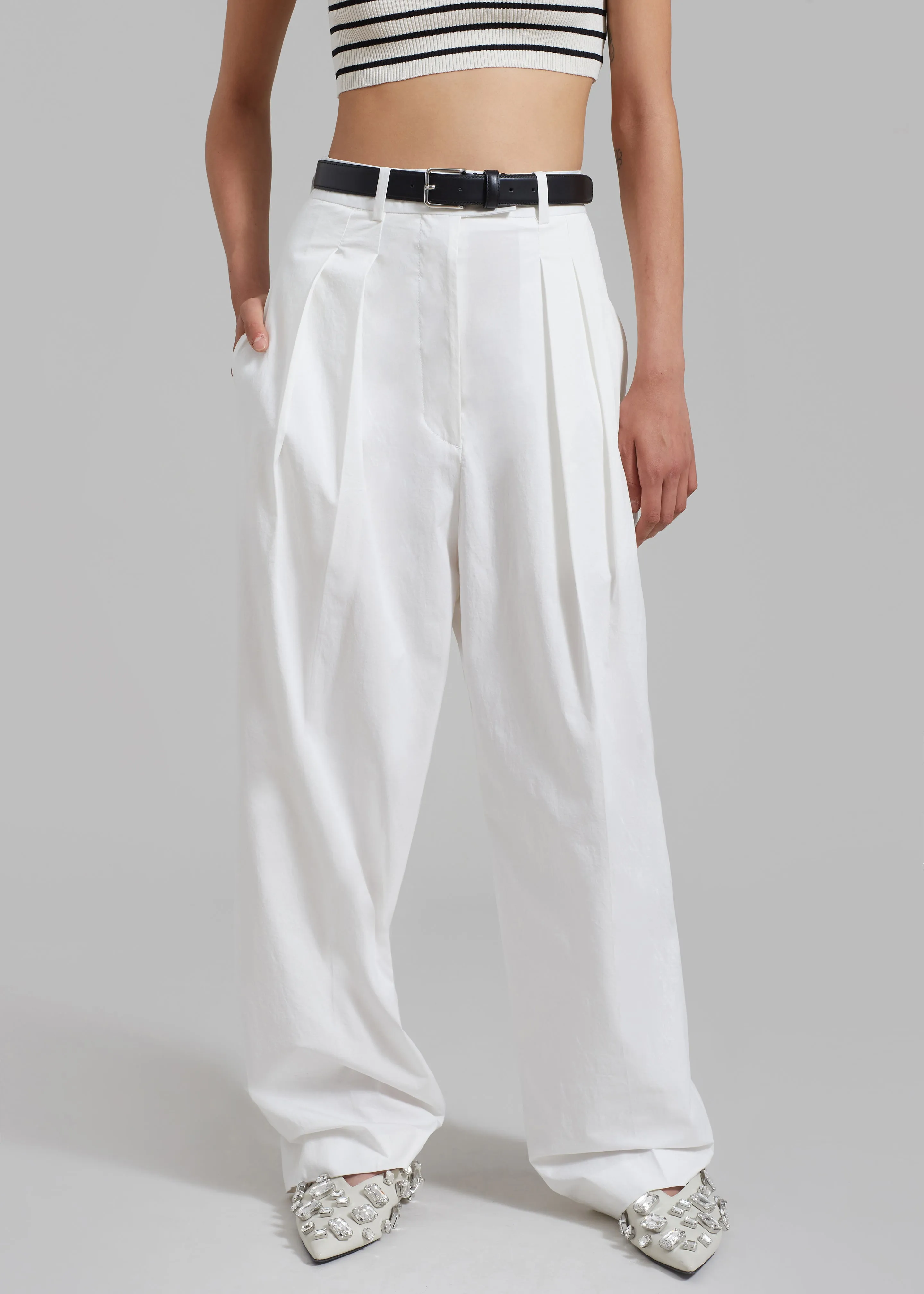 Jayden Wide Pants - White