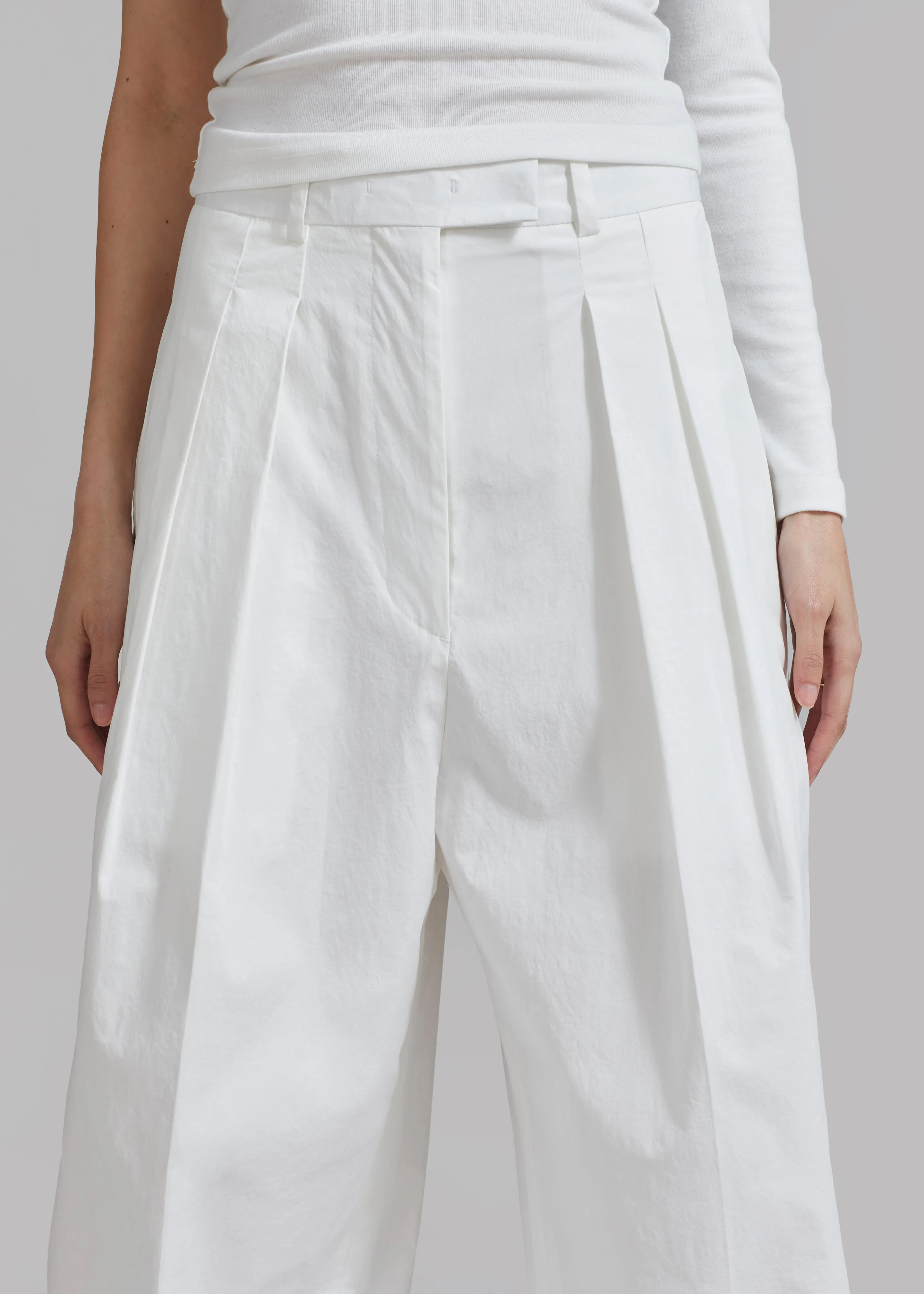 Jayden Wide Pants - White