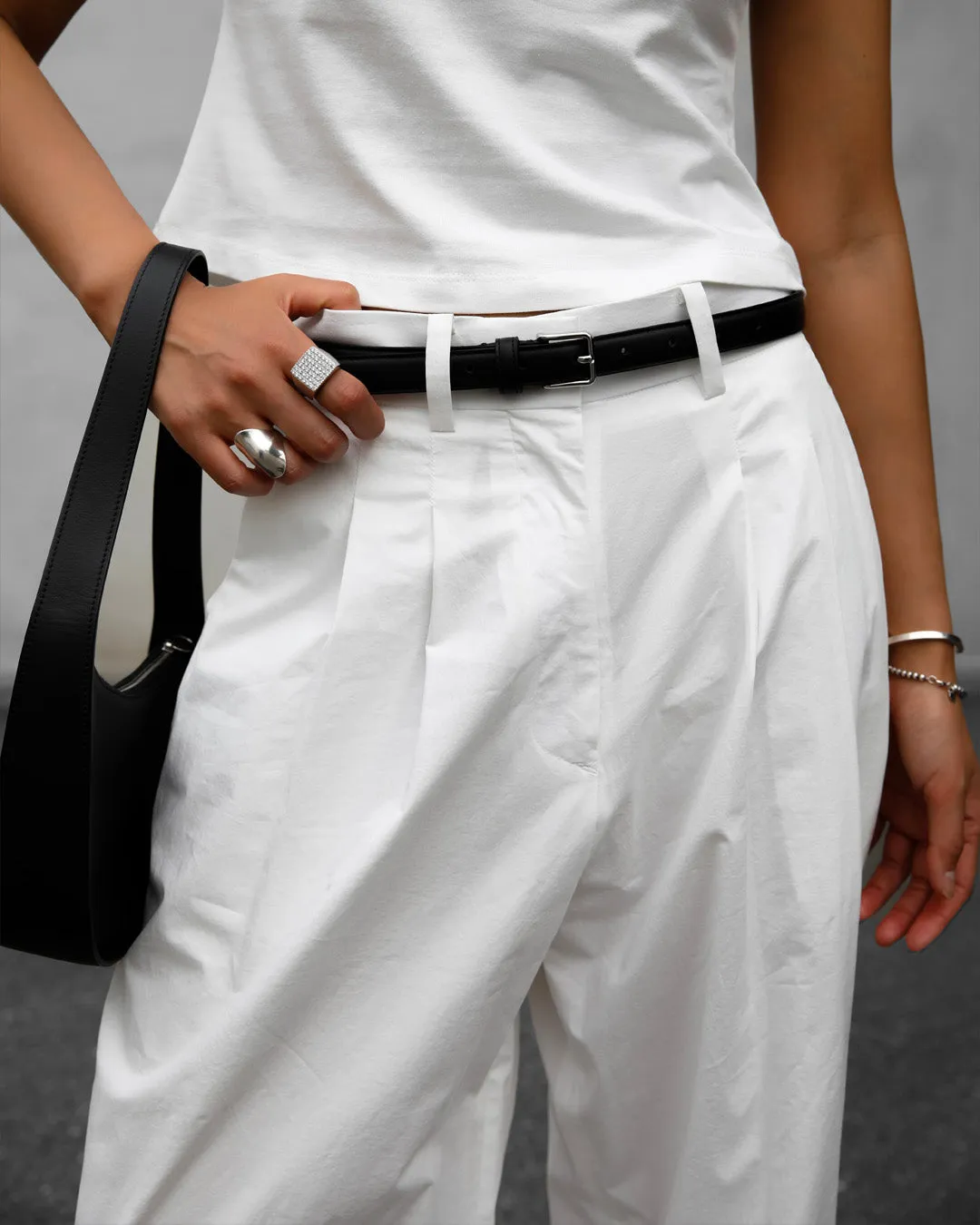 Jayden Wide Pants - White