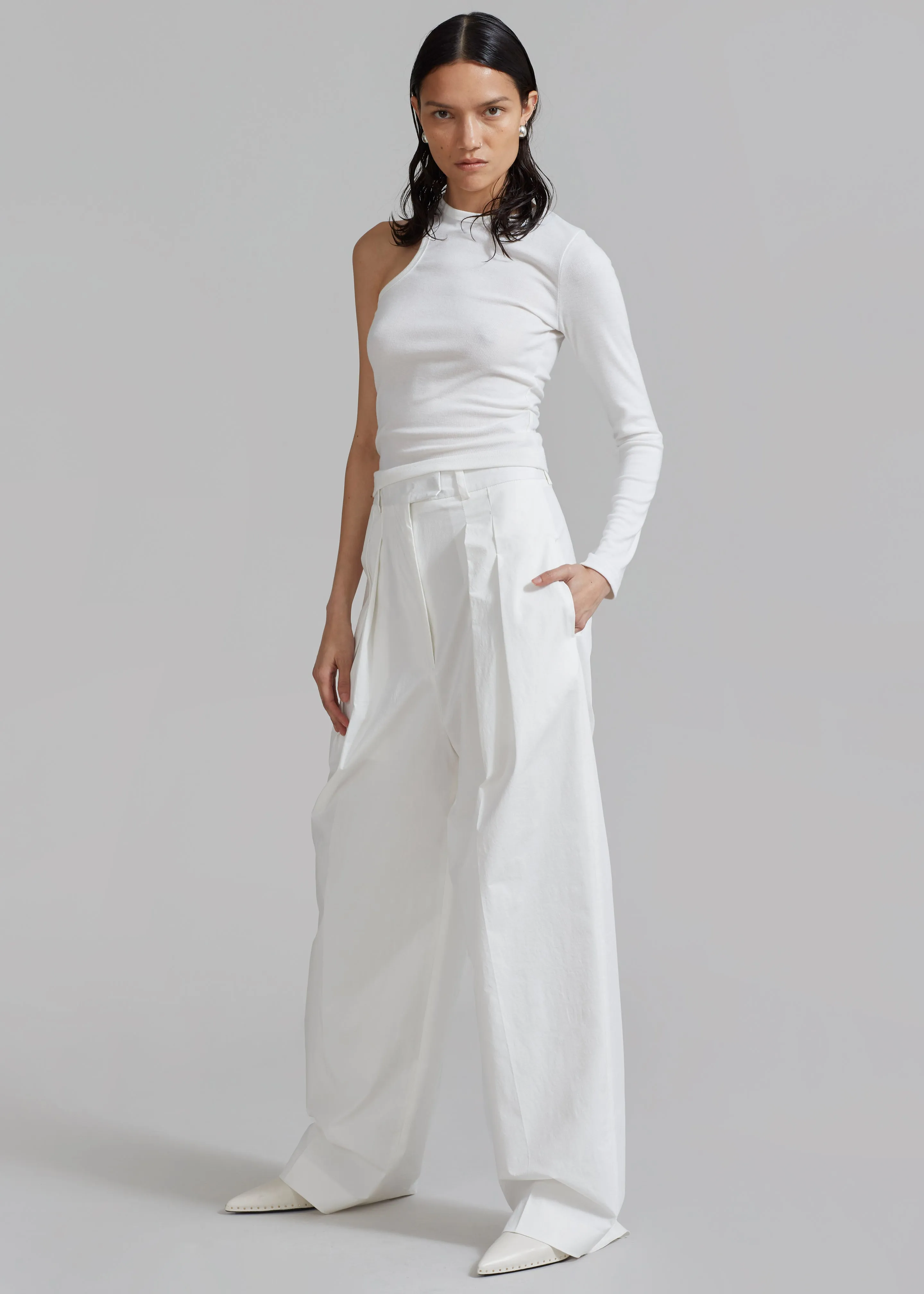 Jayden Wide Pants - White