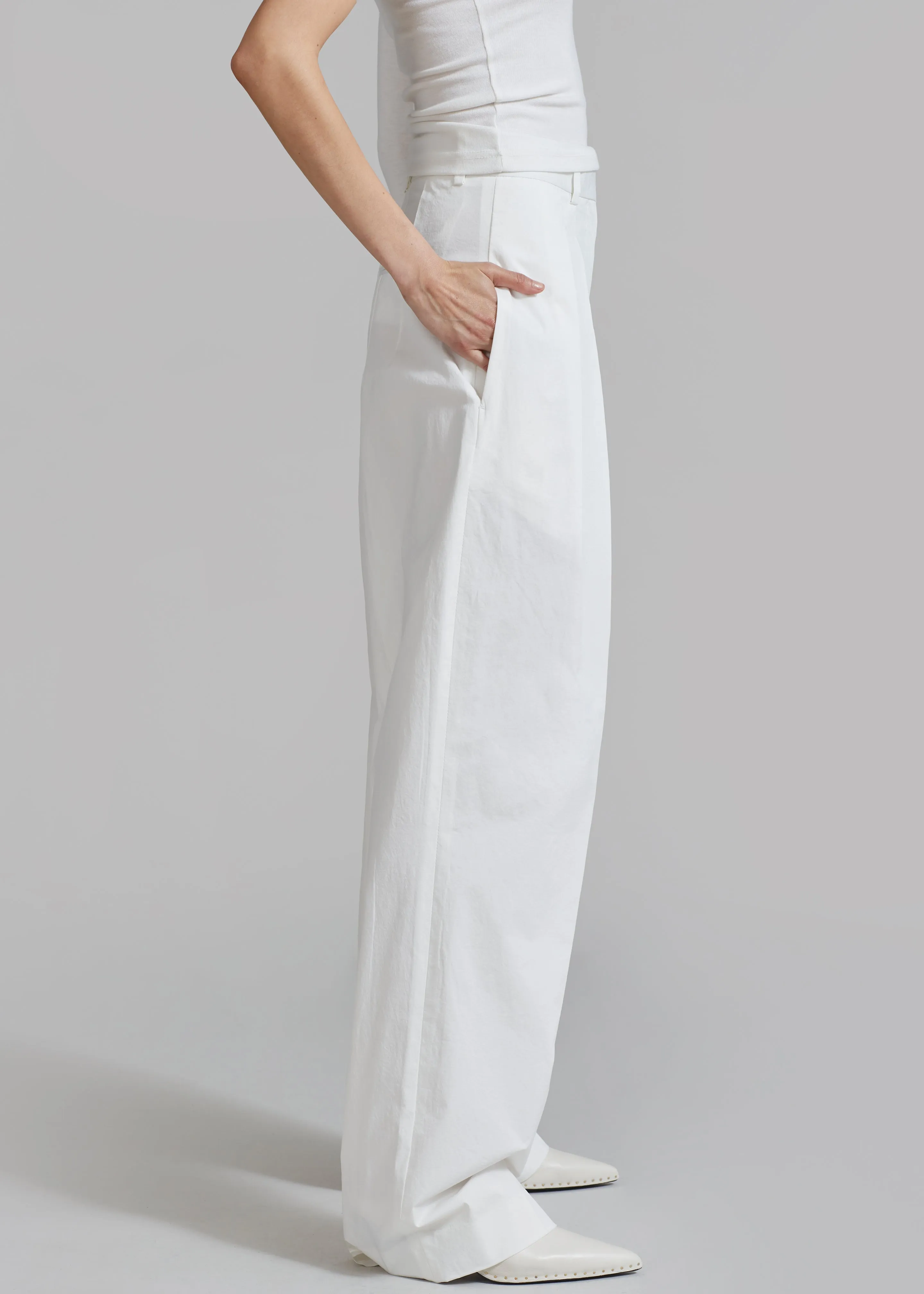 Jayden Wide Pants - White