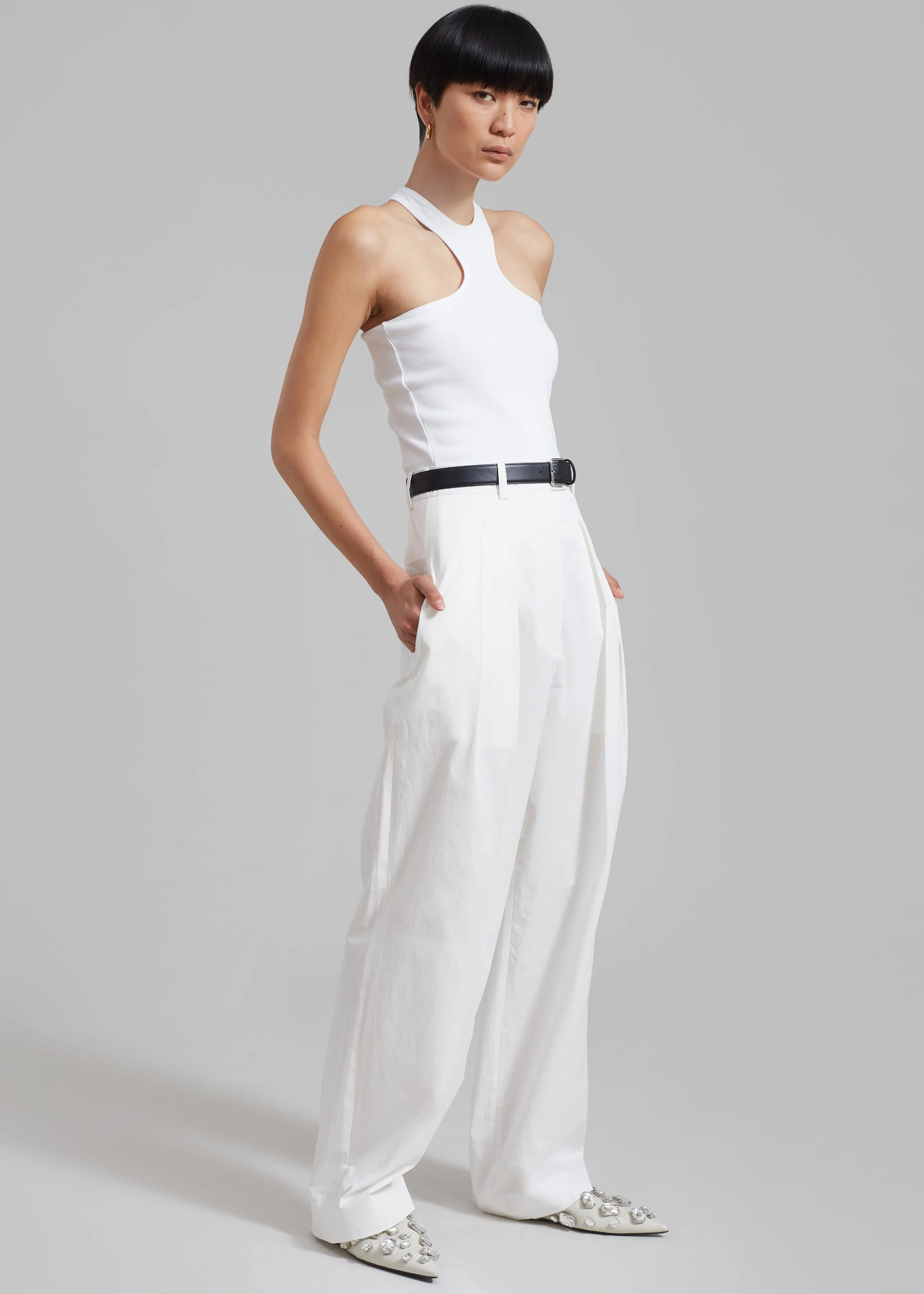 Jayden Wide Pants - White