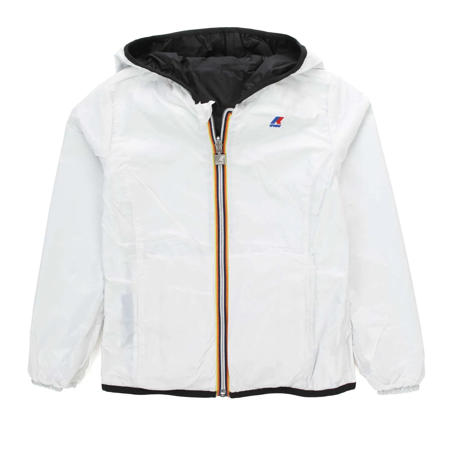 K-Way Black And White Lily Plus.2 Double Jacket