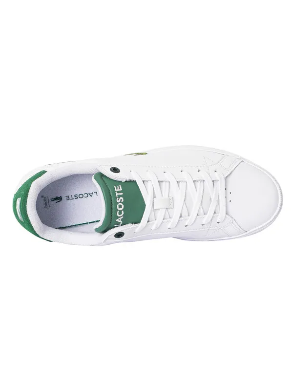 Lacoste Graduate Pro 123 2 SMA Leather Trainers - White/Gum