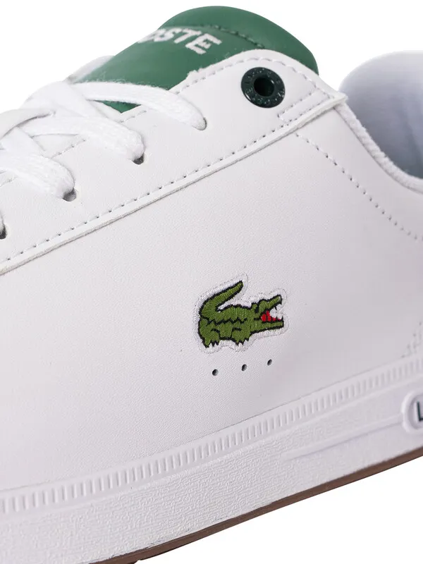 Lacoste Graduate Pro 123 2 SMA Leather Trainers - White/Gum