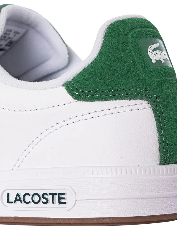 Lacoste Graduate Pro 123 2 SMA Leather Trainers - White/Gum