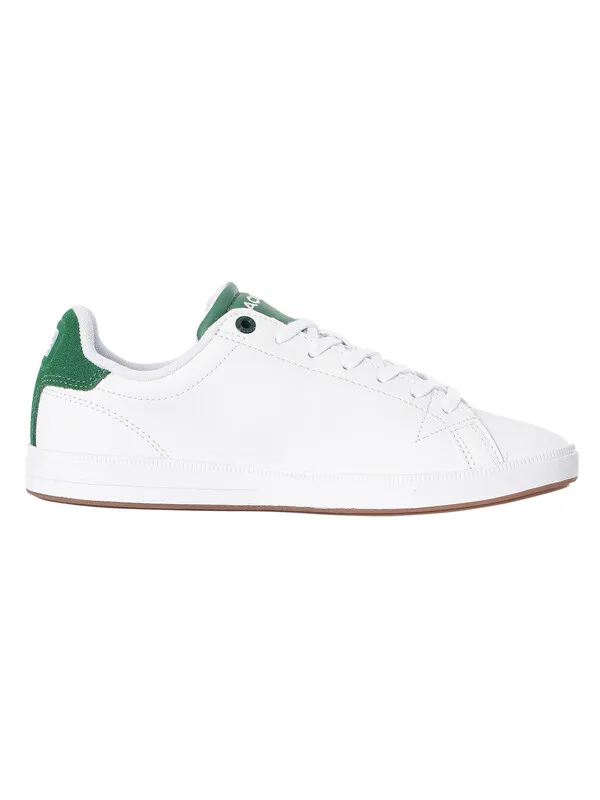 Lacoste Graduate Pro 123 2 SMA Leather Trainers - White/Gum