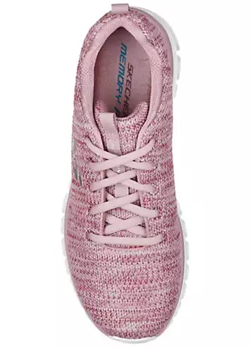 Ladies Purple Twisted Fortune Trainers by Skechers | Look Again