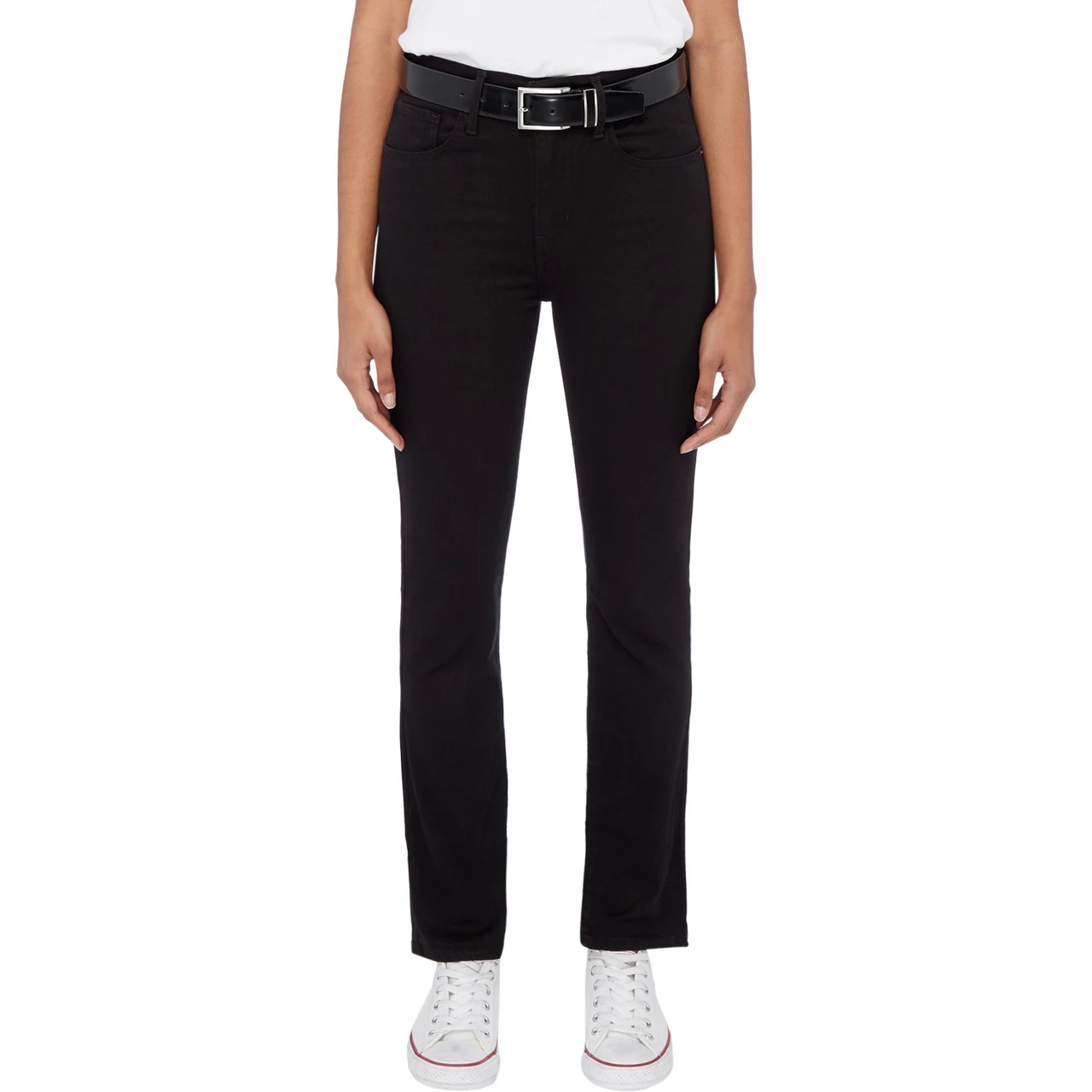 LEVIS The Sustainable Edit 724™ High Rise Straight Leg Jeans - Black Sheep