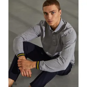 Long-sleeved polo shirt