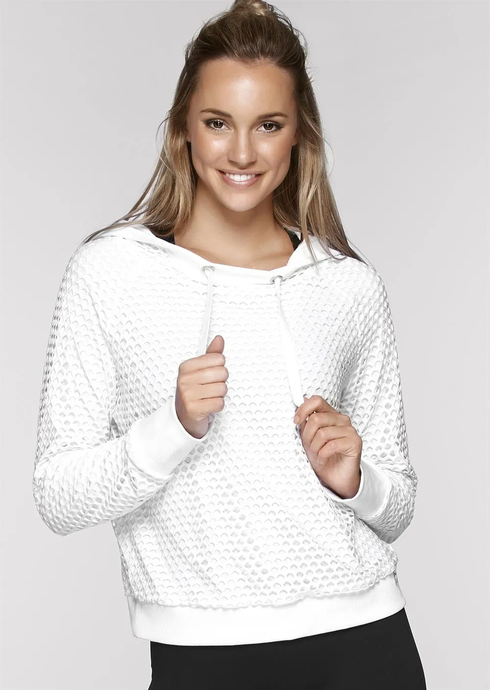 Lorna Jane Keep It Light Excel Pullover in White