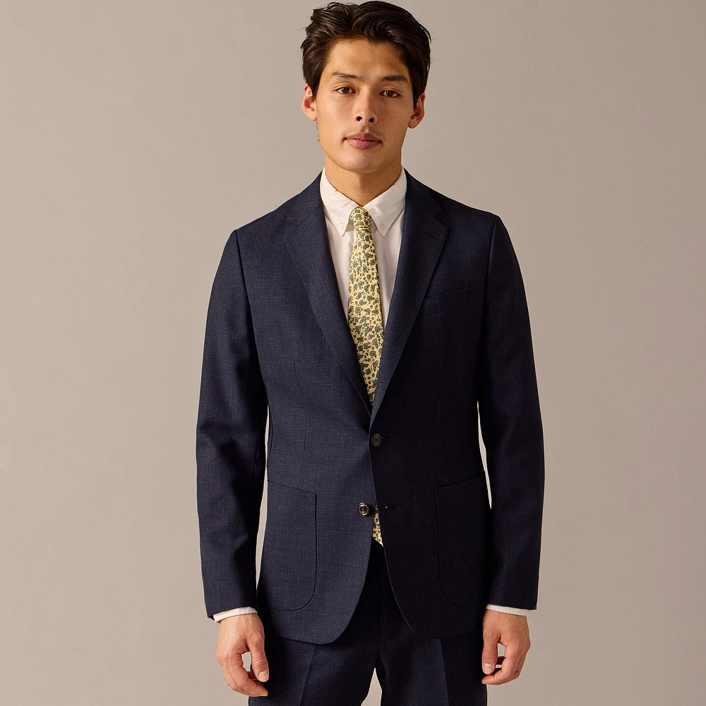 Ludlow Slim-fit suit jacket English wool