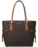 Macy's Michael Kors Logo Voyager East West Tote