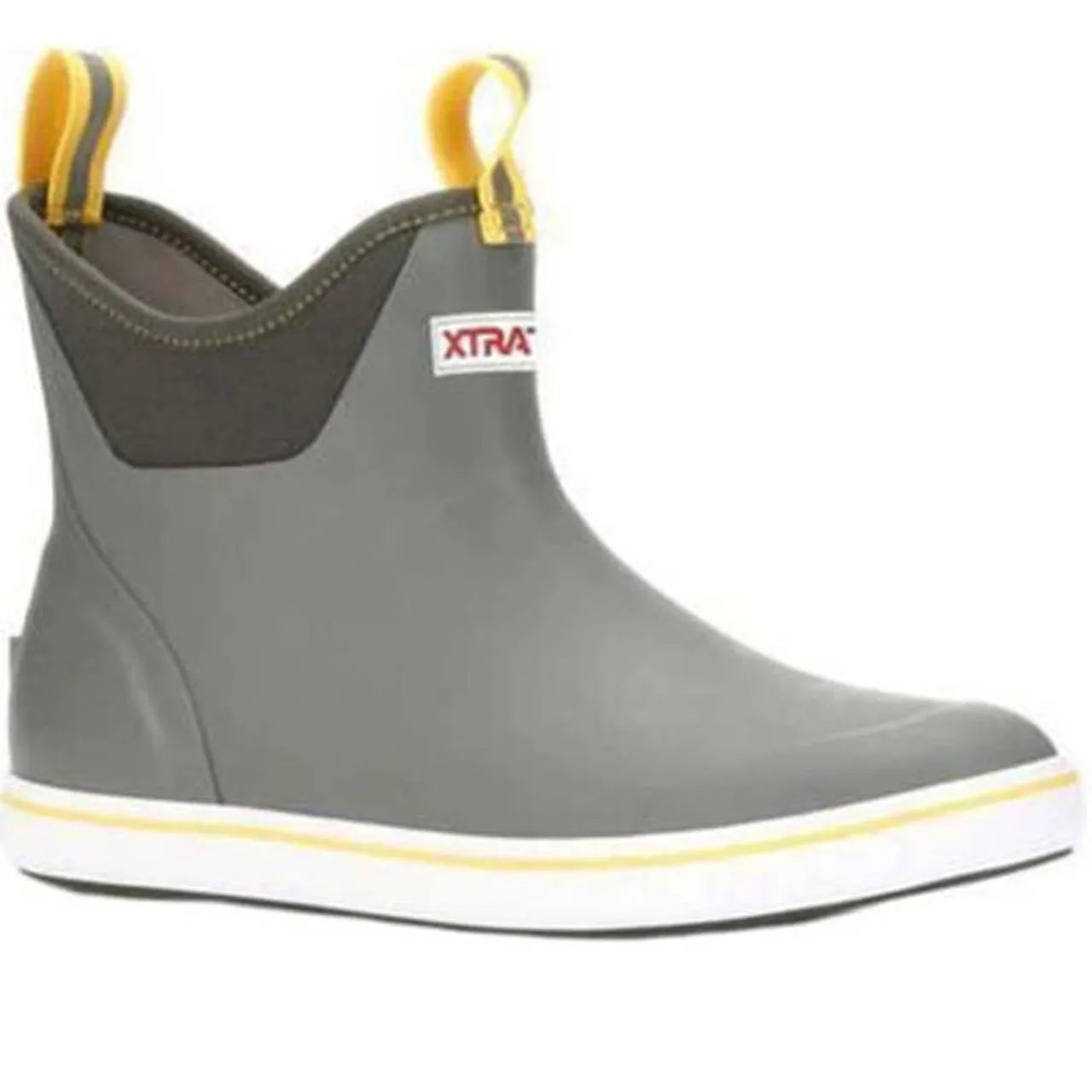 Men's XTRATUF 6" Ankle Deck Boot - Gray / Yellow