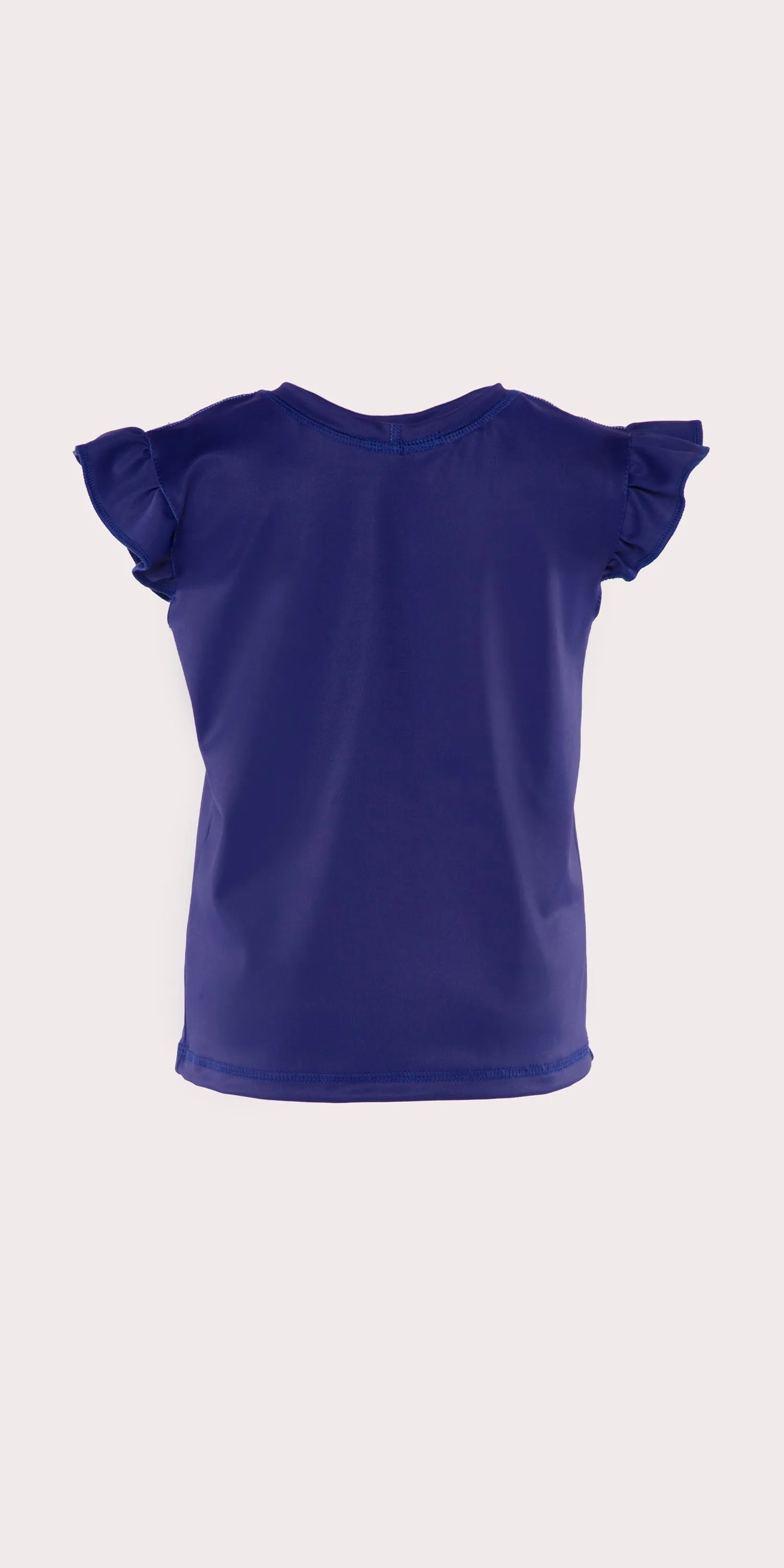 Midnight Blue - Kids Ruffle Sleeveless Top [Final Sale]