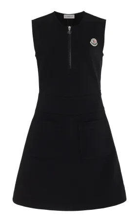 Moncler Cotton-Blend Mini Dress