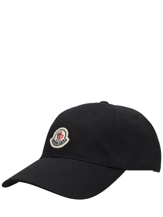 Moncler   Embroidered logo cotton baseball cap 