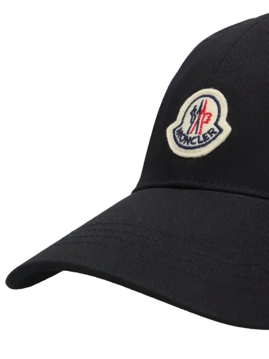 Moncler   Embroidered logo cotton baseball cap 