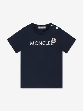 Moncler Enfant Baby Boys Logo T-Shirt in Navy