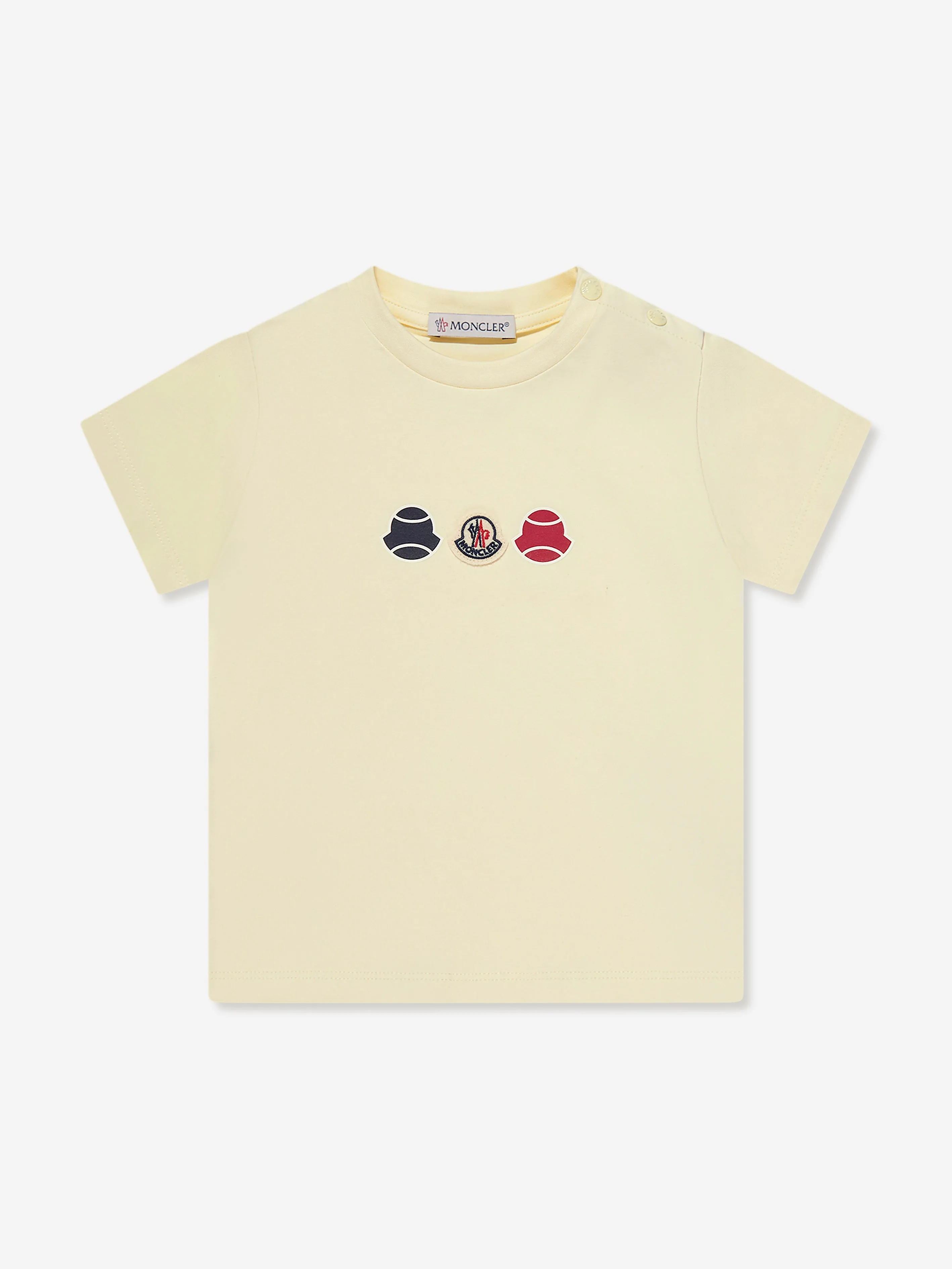 Moncler Enfant Baby Boys Logo T-Shirt in Yellow