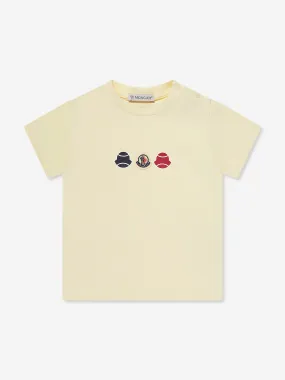 Moncler Enfant Baby Boys Logo T-Shirt in Yellow