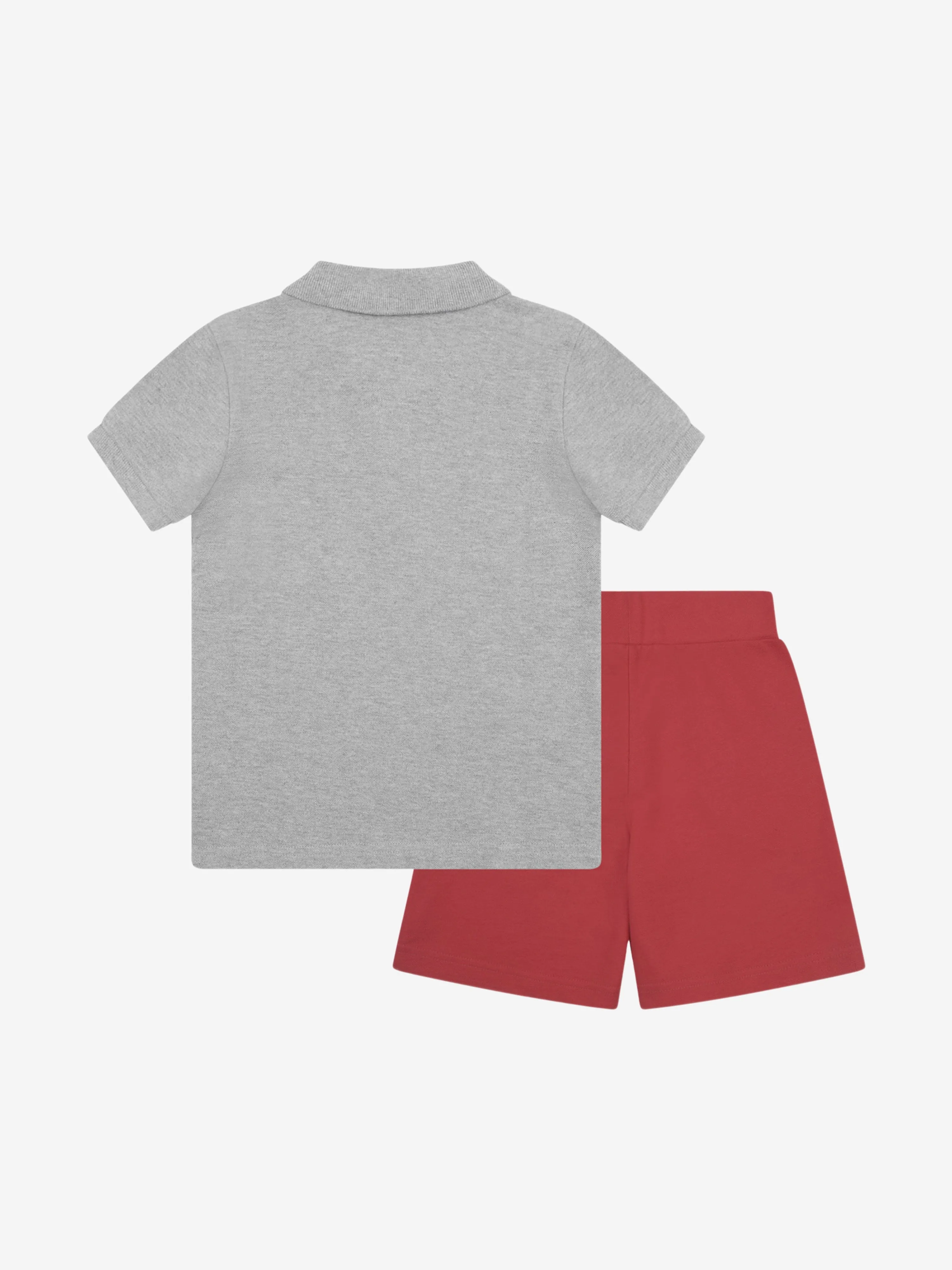 Moncler Enfant Boys & Red Pique Shorts Set