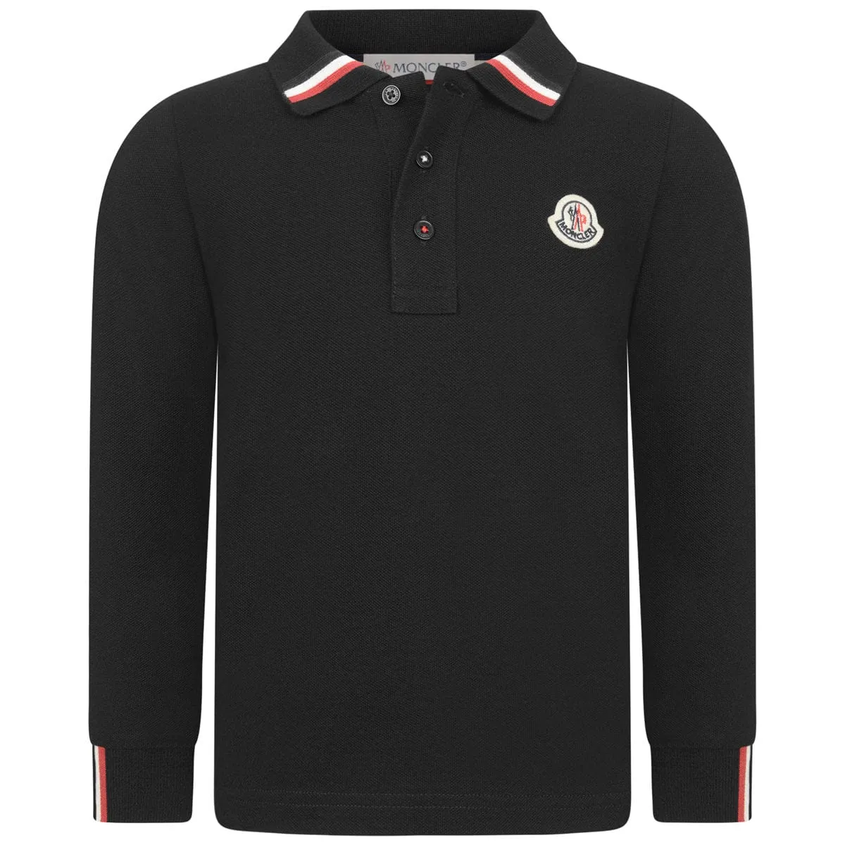 Moncler Enfant Boys Cotton Pique Polo Top