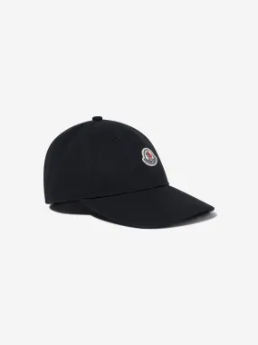 Moncler Enfant Boys Logo Baseball Cap in Black