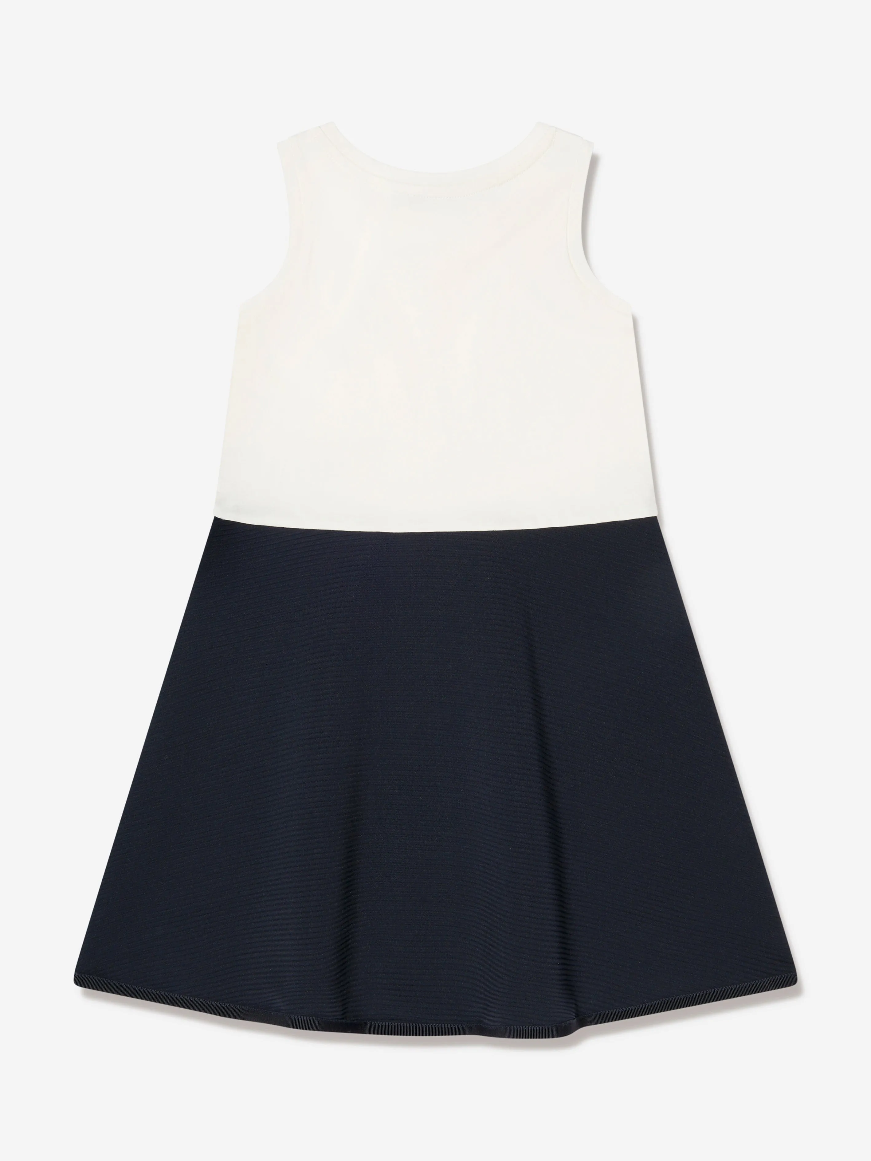 Moncler Enfant Girls Colourblock Dress in Navy