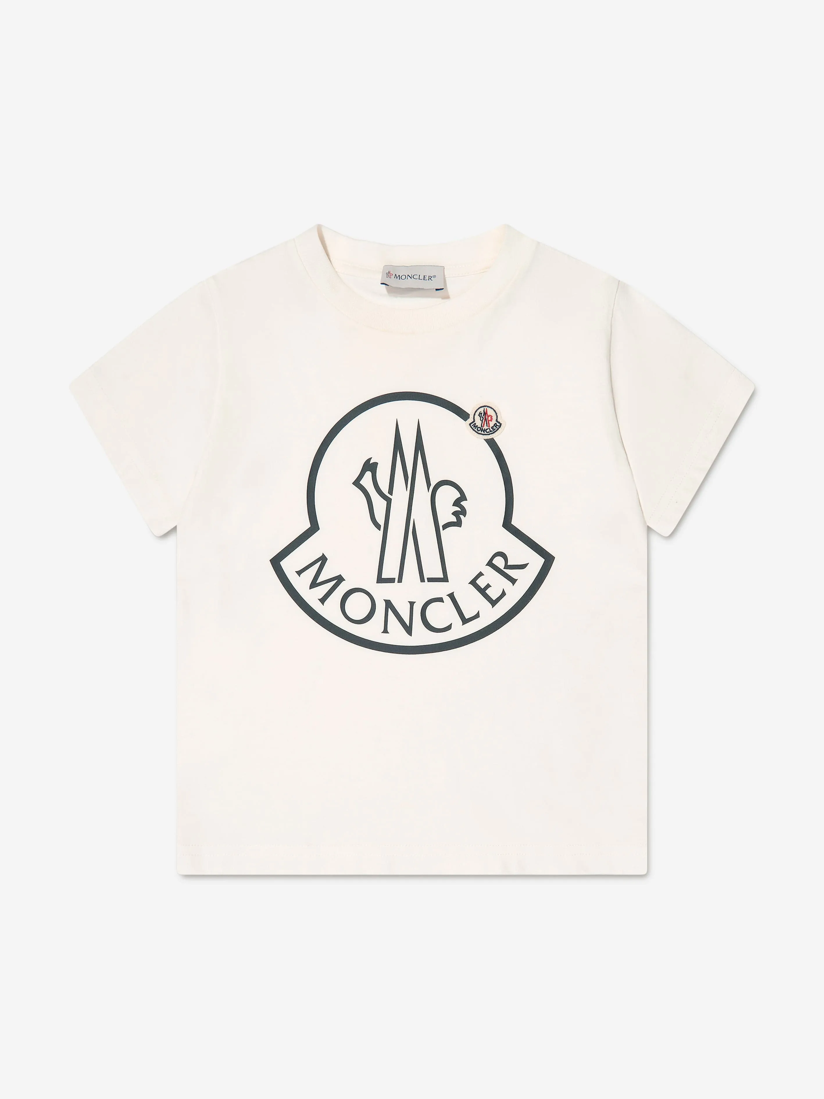 Moncler Enfant Kids Logo T-Shirt in White