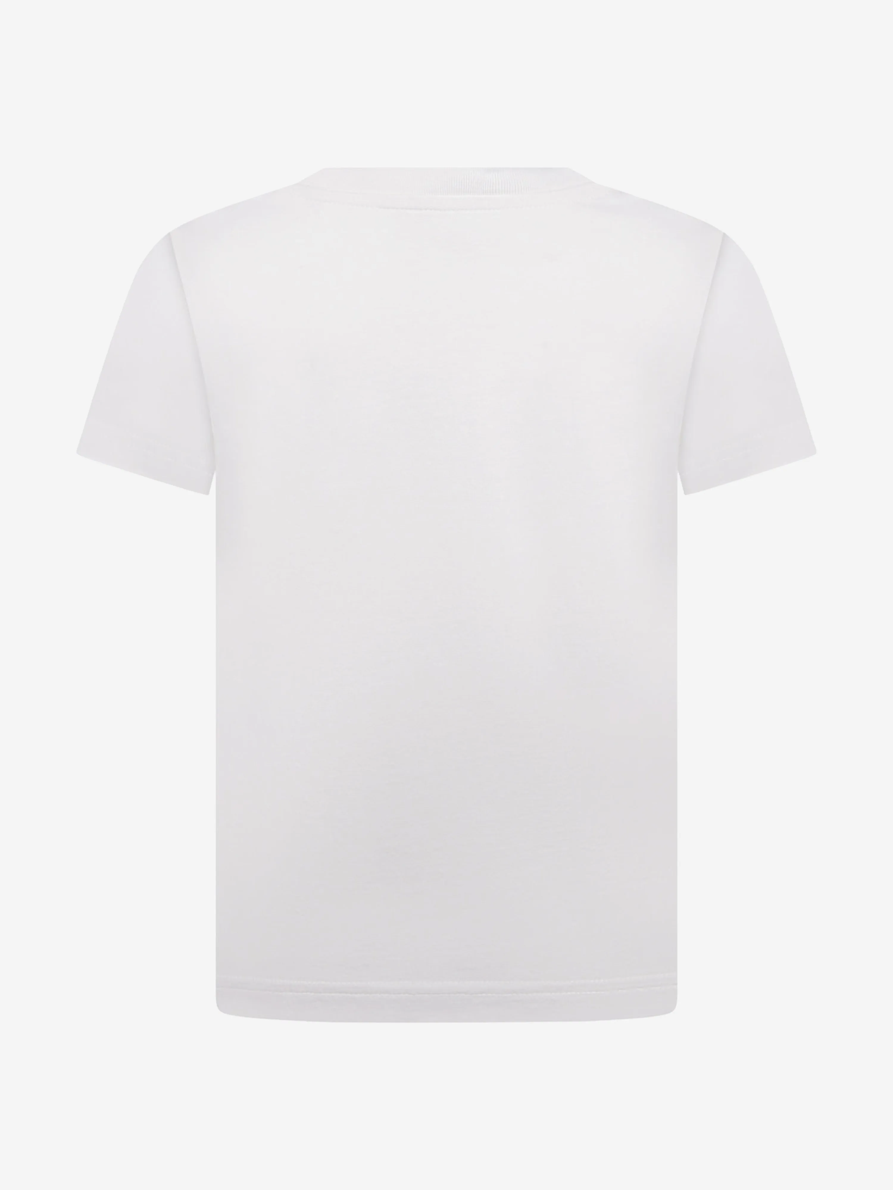 Moncler Enfant Moncler Boys Ivory Cotton Logo T-Shirt