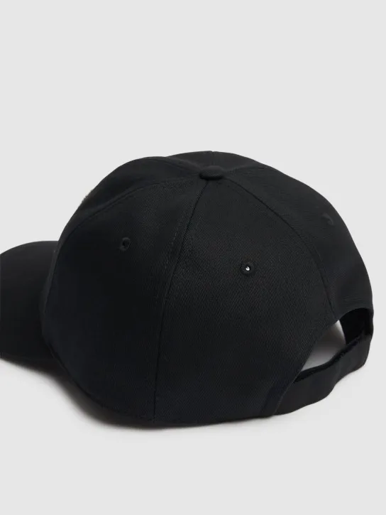 Moncler   Logo detail cotton baseball cap 