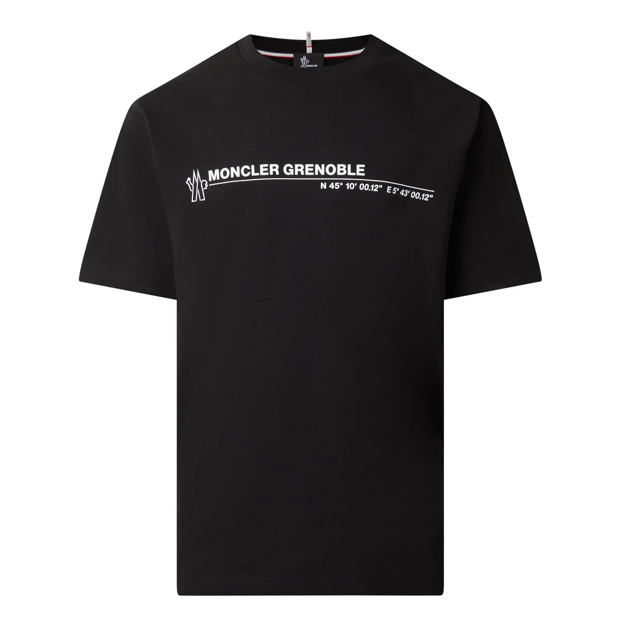 MONCLER Logo Graphic T-Shirt - Black