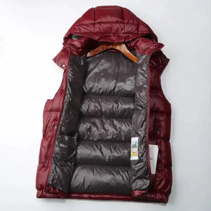 Moncler Logo-Patch Zipped Gilet ‘RED’