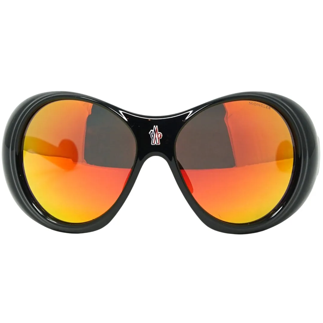 Moncler Ml0148 01C 64 Black Sunglasses