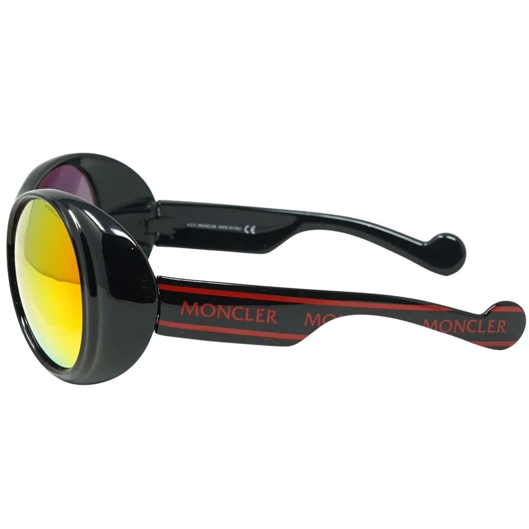 Moncler Ml0148 01C 64 Black Sunglasses