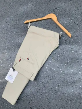 Moncler Regular Fit Heavy Cotton Chino Cream Color