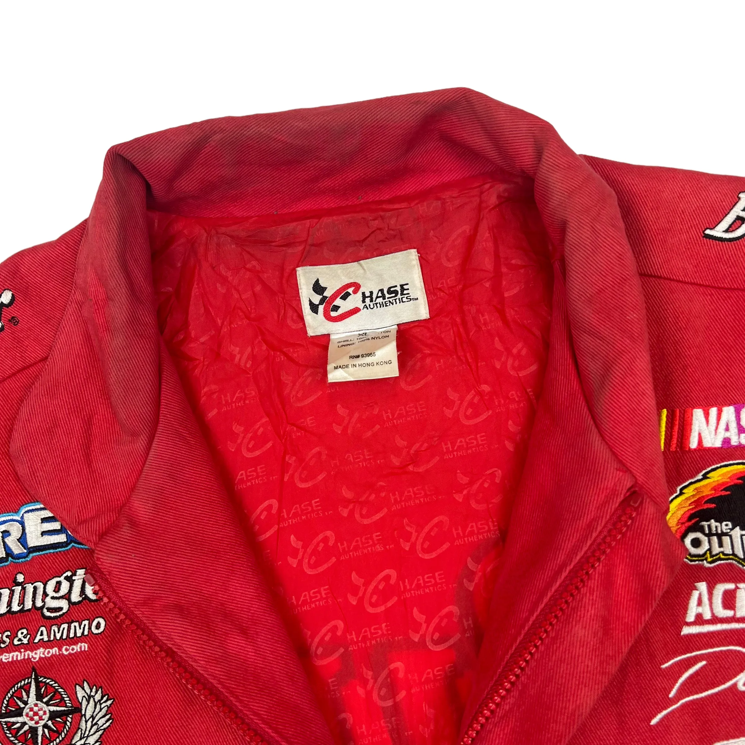 NASCAR Red Black 'Bud King of Beers' Racing Jacket