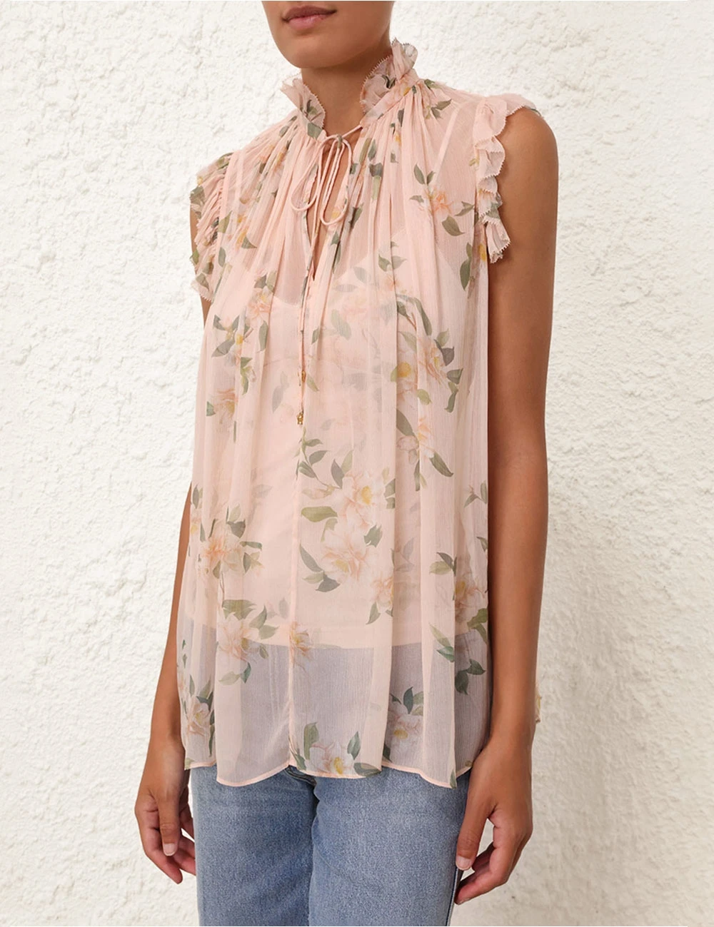 --Natura Frilled Tank-