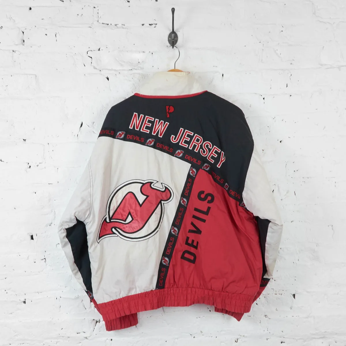 New Jersey Devils Ice Hockey Sports Jacket - Black - XL