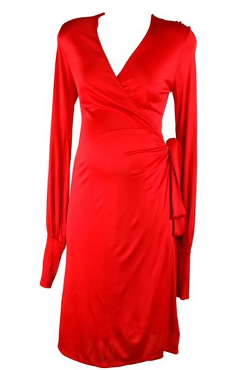 *New* Red Isabella Oliver Wrap Maternity Dress (Size Small)