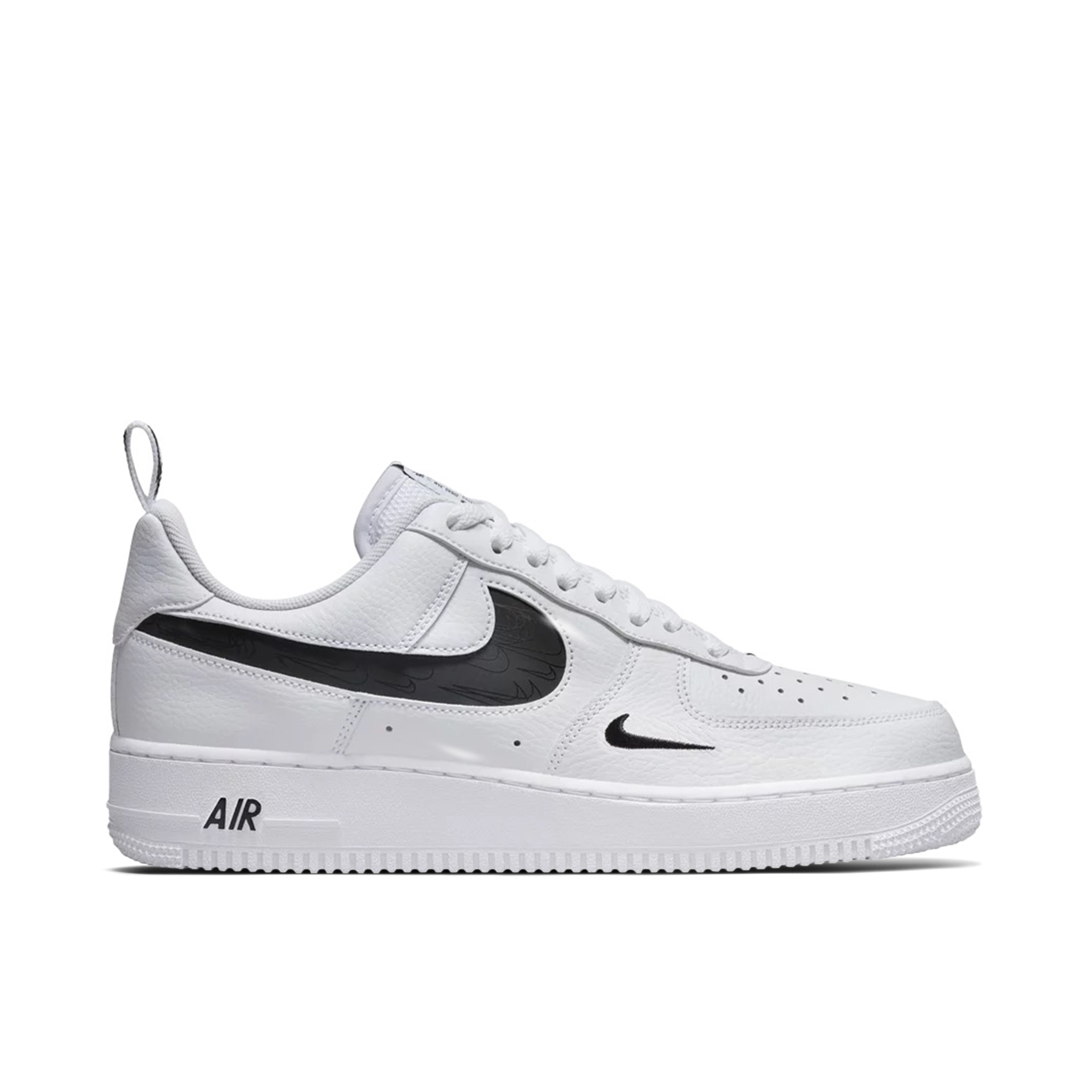 Nike Air Force 1 Low Multi-Etch Swoosh White Black | FV1320-100 | Laced