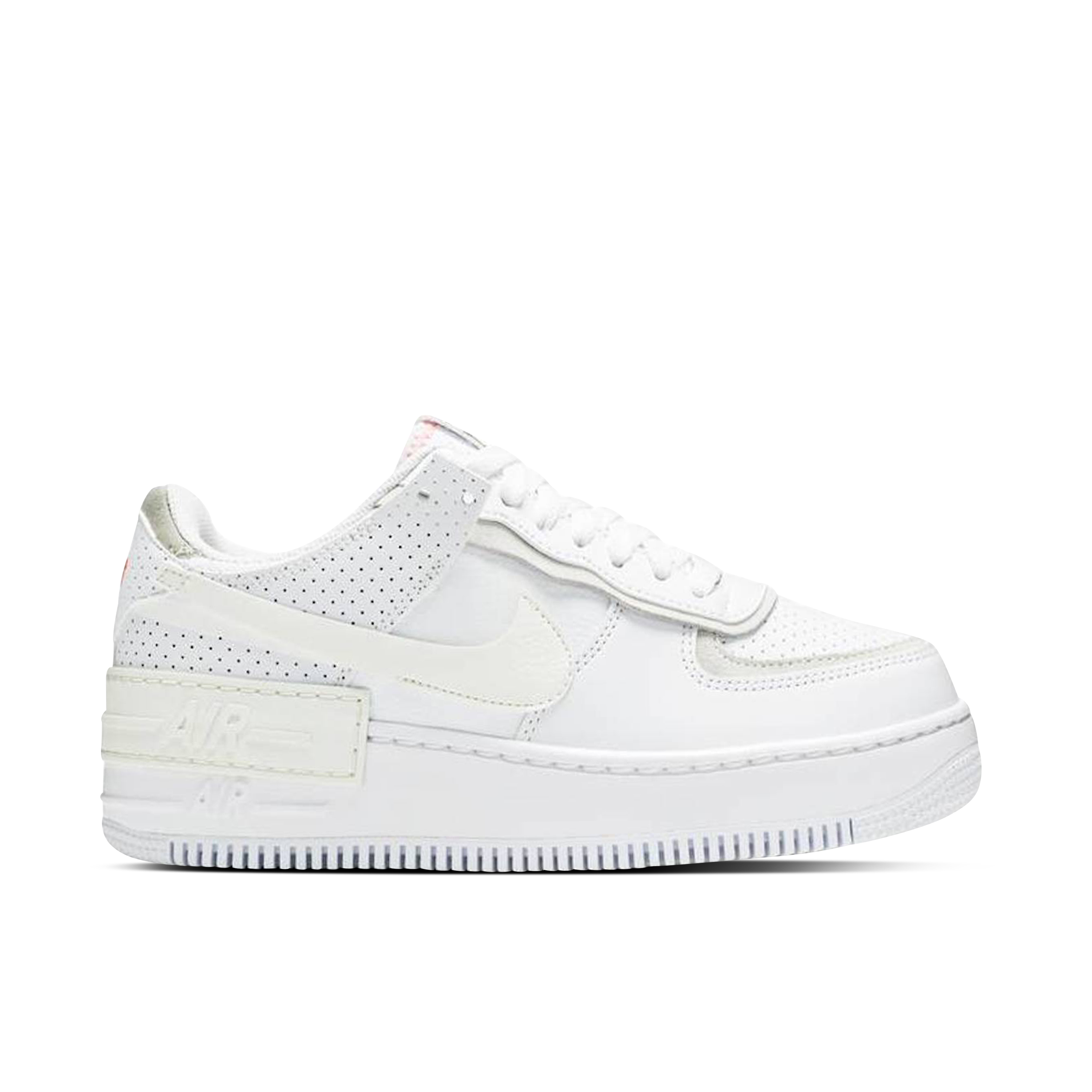 Nike Air Force 1 Low Shadow White Stone Atomic Pink Womens | CZ8107-100 | Laced