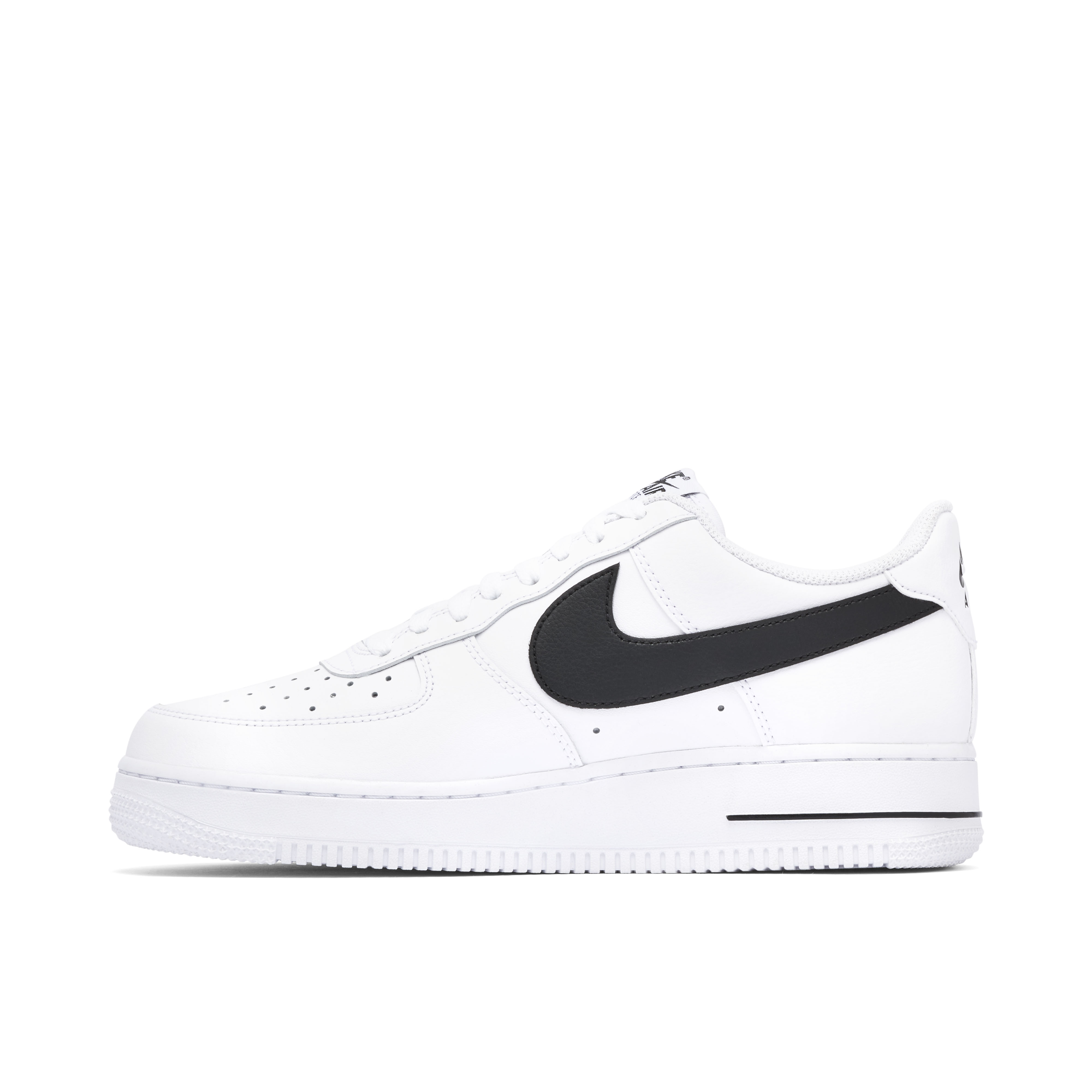 Nike Air Force 1 Low '07 FM Cut Out Swoosh White Black | dr0143-101 | Laced