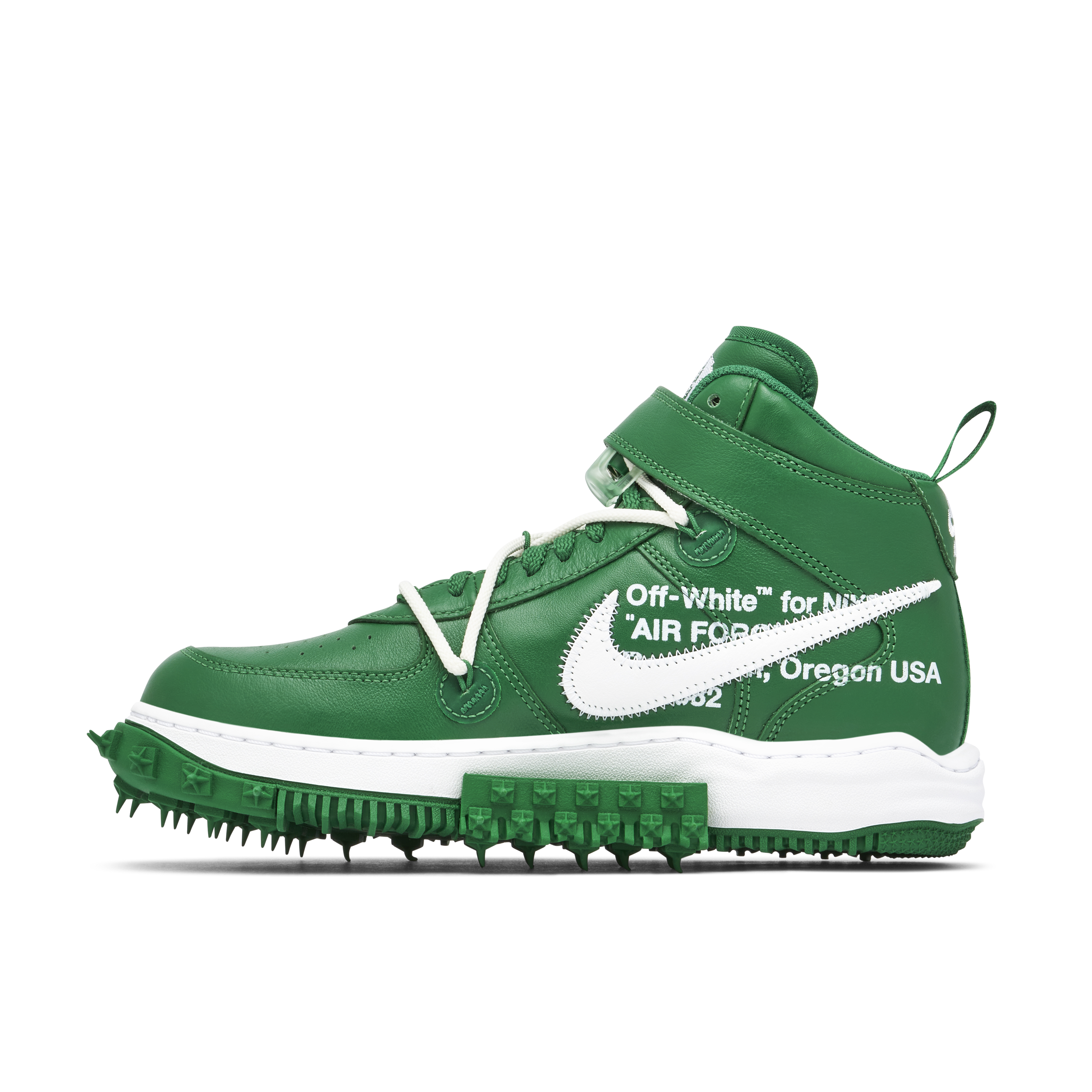 Nike Air Force 1 Mid x Off-White Pine Green | DR0500-300 | Laced