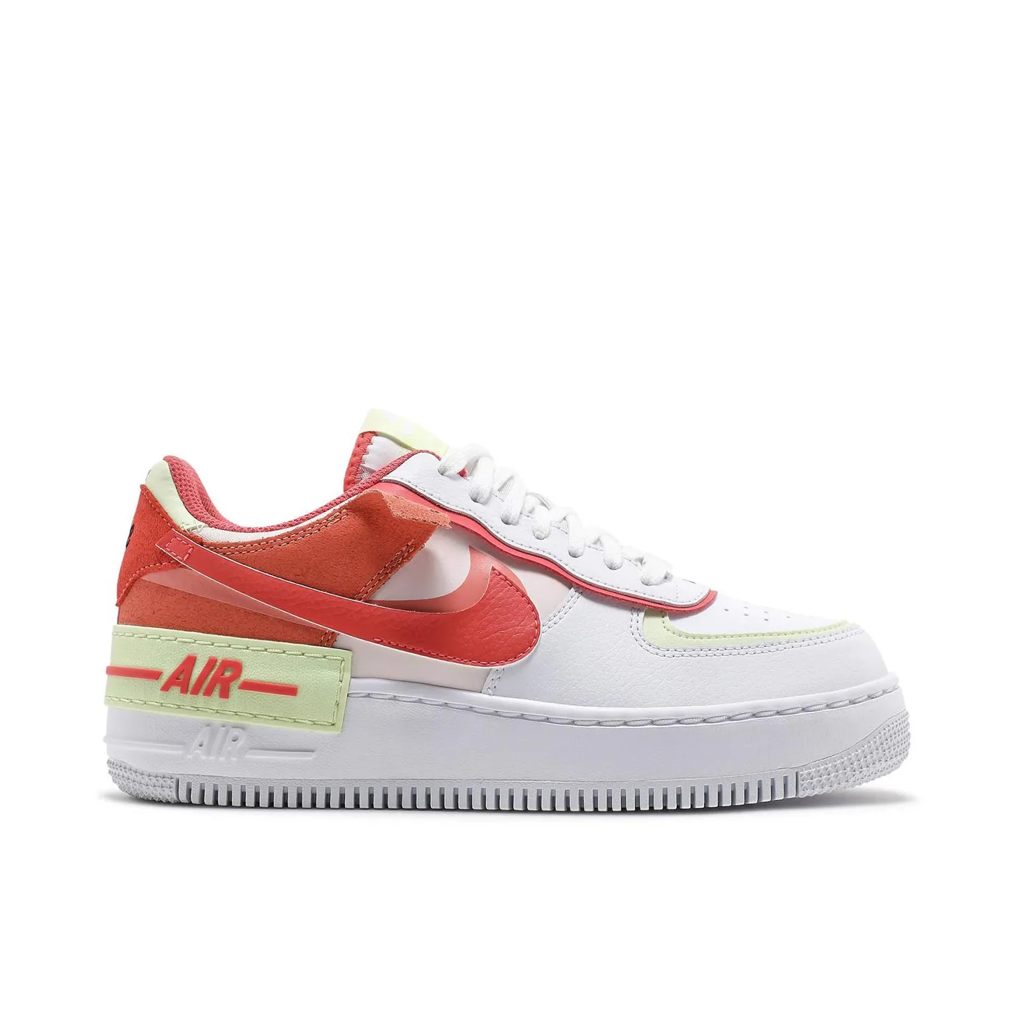 Nike Air Force 1 Shadow White Magic Ember Womens | CI0919-110 | Laced