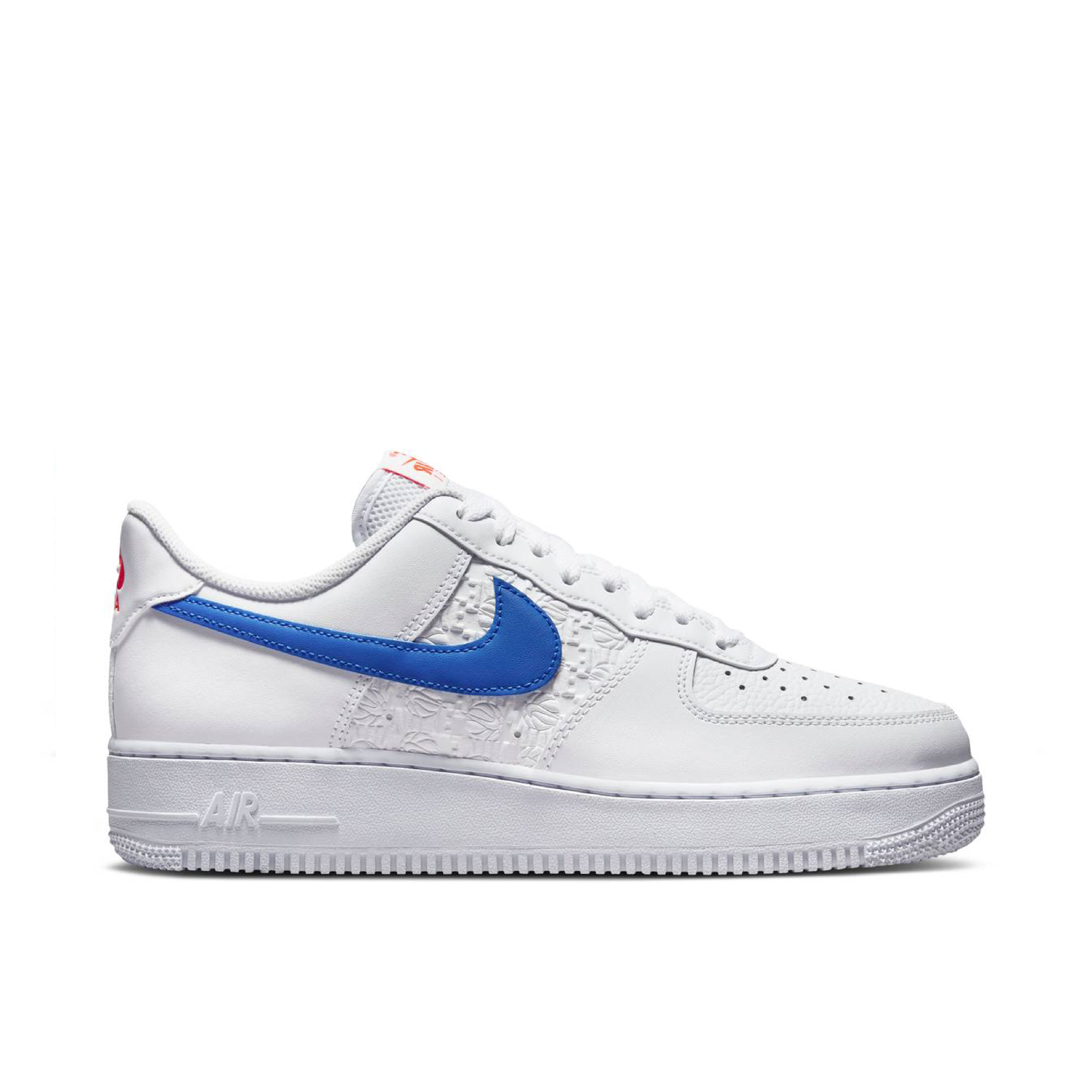 Nike Air Force 1 '07 Embossed Hoops Racer Blue | FD0667-100 | Laced