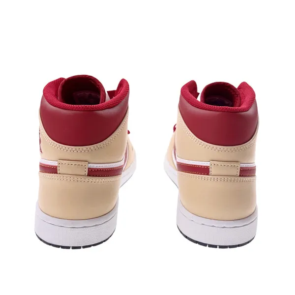 Nike Air Jordan 1 Mid Beige / Red