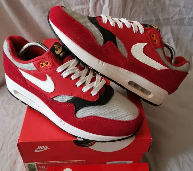 Nike air max 1 premium retro red curry custom urawa dragons