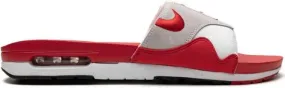 Nike Air Max 1 Sport Red slides White